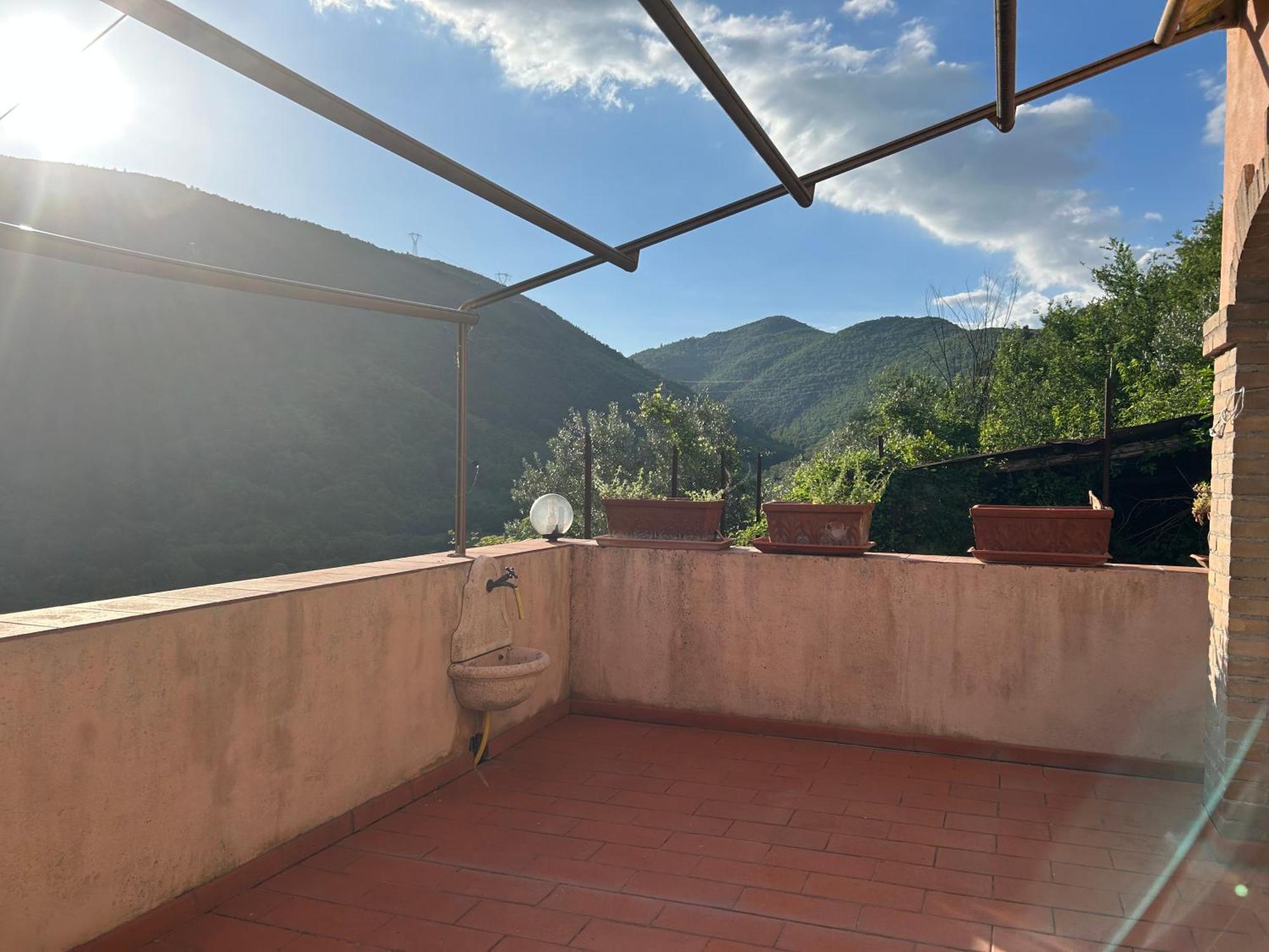 Casa Belvedere A Valle San Martino Di Spolète Extérieur photo
